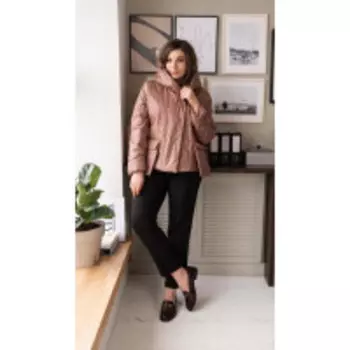 Куртка Olga Style-C700/1 В цвете: Коричневый; Размеры: 50,52,48