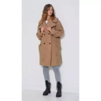 Пальто Fantazia Mod-3777 В цвете: Коричневый; Размеры: 48,44