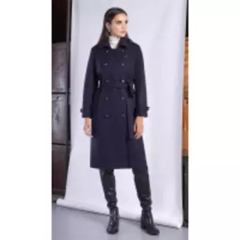 Пальто Юрс-20-417-1 В цвете: Фиолетовый; Размеры: 52,46,44
