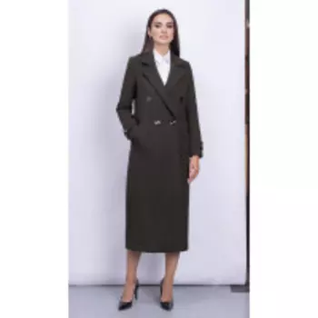 Пальто Юрс-20-432-2 В цвете: Коричневый; Размеры: 50,46,48