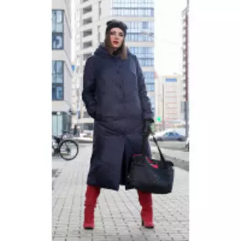 Пальто Lady Secret-8277/1 В цвете: Синий; Размеры: 50,52,54