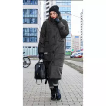 Пальто Lady Secret-8279/1 В цвете: Черный; Размеры: 56,50,52,54