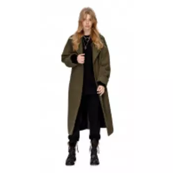 Пальто PiRS-1411/3 В цвете: Зеленый; Размеры: 50,52,46,48,44,42,40