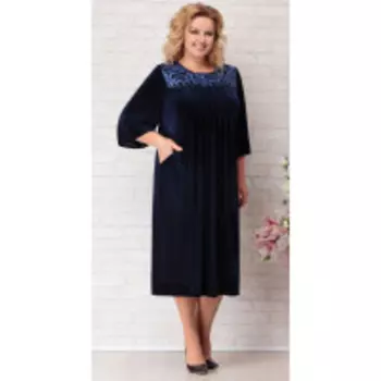 Платье Aira Style-702 В цвете: Синий; Размеры: 58,60