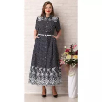 Платье Aira Style-736/1 В цвете: Черный; Размеры: 58,60