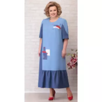 Платье Aira Style-751 В цвете: Синий; Размеры: 60