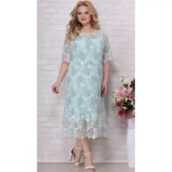 Платье Aira Style-793/2 В цвете: Зеленый; Размеры: 58,60,62