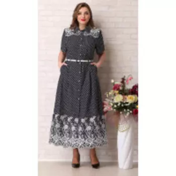 Платье Aira Style-807 В цвете: Синий; Размеры: 58,60