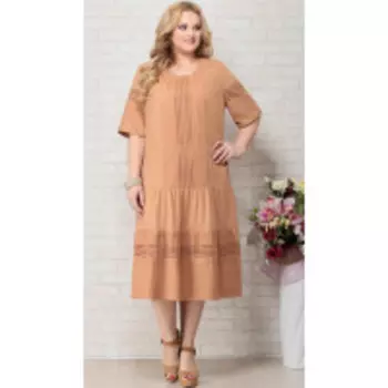 Платье Aira Style-808 В цвете: Бежевый; Размеры: 62,64,66