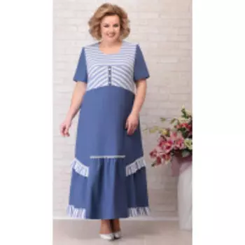 Платье Aira Style-815 В цвете: Синий; Размеры: 56,58,54
