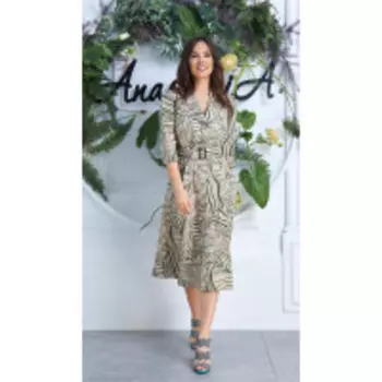 Платье Anastasia-618/2 В цвете: Зеленый; Размеры: 56,58,60,62,50,52,48,54