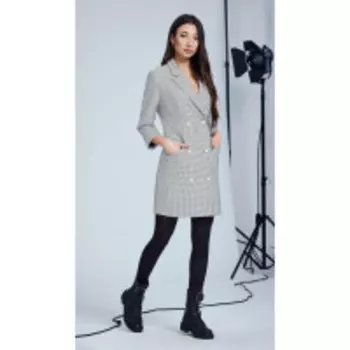Платье Andrea Fashion-AF-110/1 В цвете: Серый; Размеры: 46,48,44,42