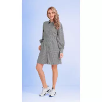 Платье Andrea Fashion-AF-111/1 В цвете: Серый; Размеры: 46,48,44,42