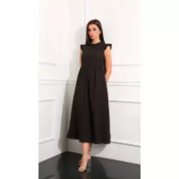 Платье Andrea Fashion-AF-153/6 В цвете: Черный; Размеры: 46,48,44,42