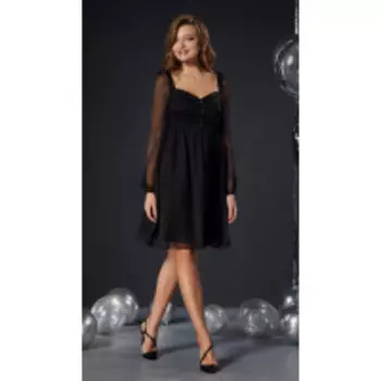 Платье Andrea Fashion-AF-81 В цвете: Черный; Размеры: 46,48,44,42