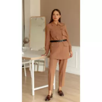 Костюм Temper-М362/1 В цвете: Коричневый; Размеры: 46,44,42