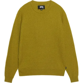 Свитер Waffle Knit Cashmere Crew Stussy, Moss Green