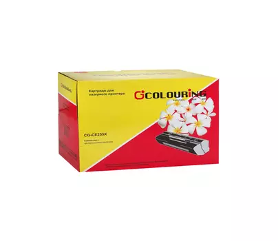 Картридж лазерный Colouring CG-CE255X (CE255X), черный, 12500 страниц, совместимый, для LJ P3015/3015N/3015D/3015DN/MFP M525