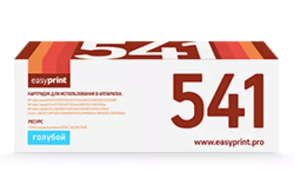 Картридж лазерный EasyPrint LH-541U (541A/321A/716C), голубой, 1800 страниц, совместимый для CLJ CP1215/CP1515/CP1525/CM1415/Pro 200 M251/M276
