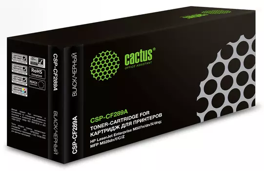 Картридж лазерный Cactus CSP-CF289A (89A/CF289A), черный, 5000 страниц, совместимый для LJ M507/MFP M528
