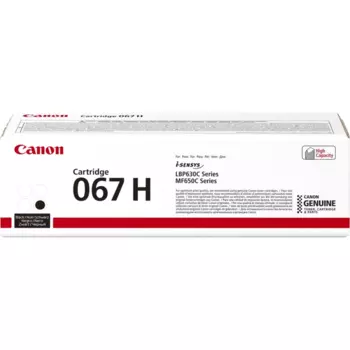 Картридж лазерный Canon 067HBK/5106C002, черный, 3130 страниц, оригинальный для Canon i-SENSYS LBP631CW/i-SENSYS LBP631/i-SENSYS LBP633Cdw/i-SENSYS LBP633/MF651Cw/MF651/MF655Cdw/MF655/MF657Cdw/MF657 с чипом