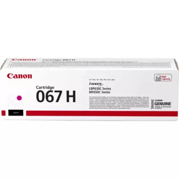 Картридж лазерный Canon 067HM/5104C002, пурпурный, 3130 страниц, оригинальный для Canon i-SENSYS LBP631CW/i-SENSYS LBP631/i-SENSYS LBP633Cdw/i-SENSYS LBP633/i-SENSYS MF651Cw/MF651/MF655Cdw/MF655/MF657Cdw/MF657 с чипом