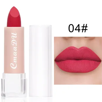 CmaaDu 15 Color Lipstick Блеск для губ легко окрашивается чашками 01