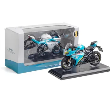 1:12-масштабная модель Spring Breeze CF 250SR, литая под давлением модель мотоцикла, игрушка, копия со звуком и светом, подарок на день рождения, рождественский подарок, коллекция велосипедов 1/12-17.5x10x8cm белый