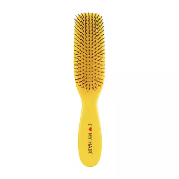 I LOVE MY HAIR Щетка парикмахерская для волос Spider Soft 1501, желтая матовая M