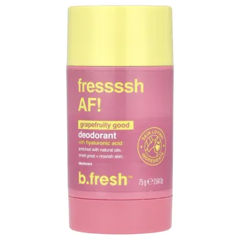 b.fresh, дезодорант, содержащий гиалуроновую кислоту, со вкусом грейпфрута, 75 г (2,64 унции)