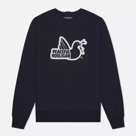 Мужская толстовка Peaceful Hooligan Outline Dove, цвет синий, размер S
