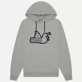 Мужская толстовка Peaceful Hooligan Outline Dove Hoodie, цвет серый, размер XS