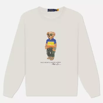 Мужская толстовка Polo Ralph Lauren Polo Bear Fleece, цвет белый, размер XXL