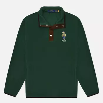 Мужская толстовка Polo Ralph Lauren Polo Bear Brushed Fleece, цвет зелёный, размер S