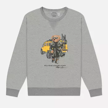 Мужская толстовка Polo Ralph Lauren Polo Bear Crew Neck, цвет серый, размер L
