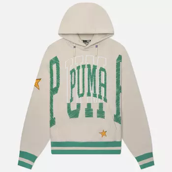 Мужская толстовка Puma Getting Crafty Hoodie, цвет бежевый, размер S