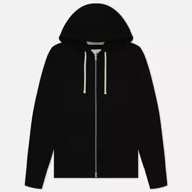 Мужская толстовка Reigning Champ Midweight Terry Full Zip, цвет чёрный, размер M