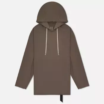 Мужская толстовка Rick Owens DRKSHDW Hollywood Peter Hoodie, цвет коричневый, размер M
