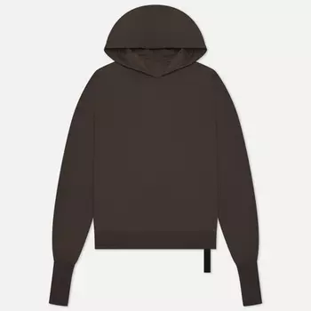 Мужская толстовка Rick Owens DRKSHDW Luxor Gauntlet Granbury Hoodie, цвет коричневый, размер L