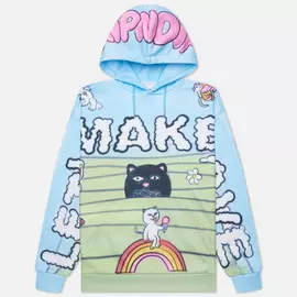 Мужская толстовка RIPNDIP Lets Make Love Hoodie, цвет голубой, размер S