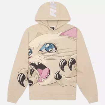 Мужская толстовка RIPNDIP Metal Claw Hoodie, цвет бежевый, размер S