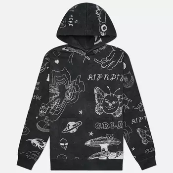 Мужская толстовка RIPNDIP Nermal Domination Hoodie, цвет чёрный, размер S