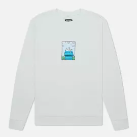 Мужская толстовка RIPNDIP Not Today Embroidered Crew Neck, цвет голубой, размер L