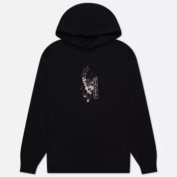 Мужская толстовка RIPNDIP Ryu Embroidered Hoodie, цвет чёрный, размер XL