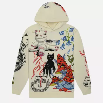 Мужская толстовка RIPNDIP Travis Hoodie, цвет белый, размер XXL