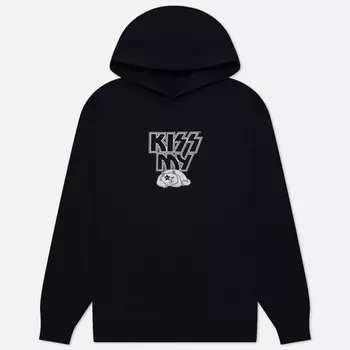 Мужская толстовка RIPNDIP x KISS Online Kiss My Starchild Hoodie, цвет чёрный, размер XXL