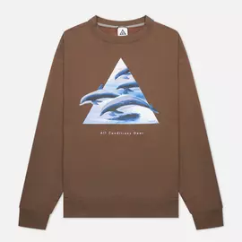 Мужская толстовка Nike ACG NRG Wyland Crew, цвет коричневый, размер M
