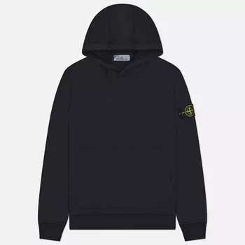 Мужская толстовка Stone Island Basic Hoodie Regular Fit, цвет чёрный, размер XL