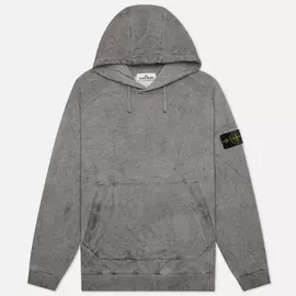 Мужская толстовка Stone Island Dust Colour Treatment Hoodie, цвет серый, размер M