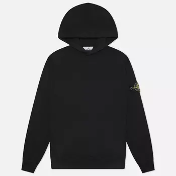 Мужская толстовка Stone Island Malfile Fleece Old Effect Hoodie, цвет чёрный, размер XL